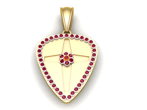3D GOLD PENDANT 3D Baskı Modeli