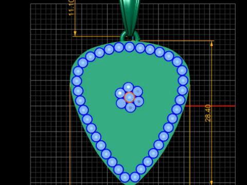3D GOLD PENDANT 3D Print Model