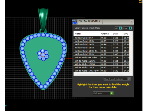 3D GOLD PENDANT 3D 打印模型