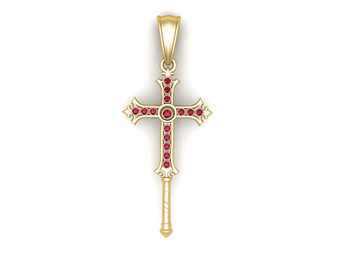 3D GOLD PENDANT 3D Print Model