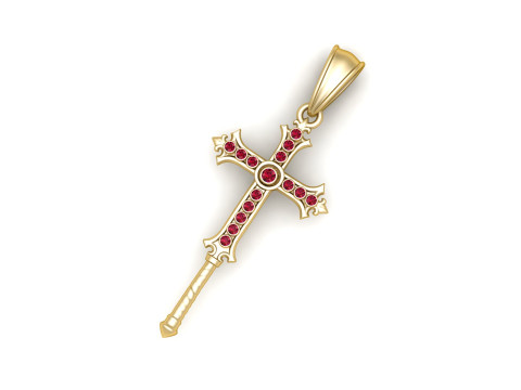 3D GOLD PENDANT 3D Print Model