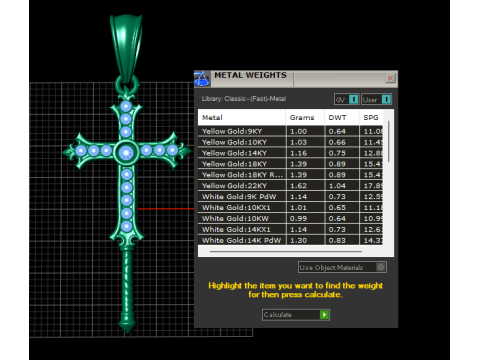 3D GOLD PENDANT 3D Print Model