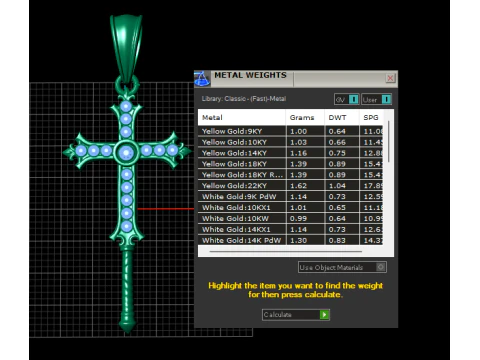 3D GOLD PENDANT 3D Print Model