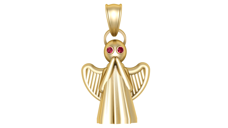 GIRL PENDANT 3D 打印模型 .c4d .max .obj .3ds .fbx .stl .blend