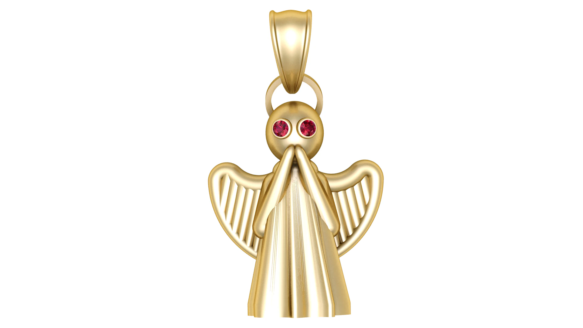 GIRL PENDANT 3D Print Model .c4d .max .obj .3ds .fbx .stl .blend 