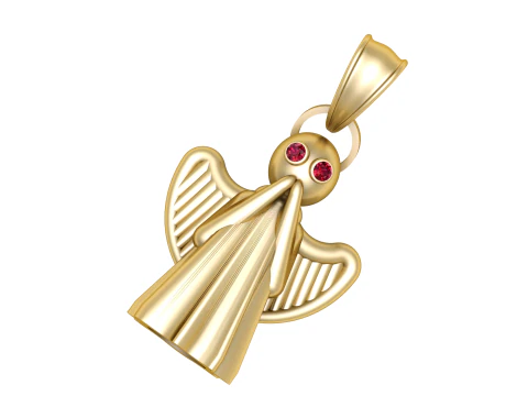 GIRL PENDANT 3D Print Model