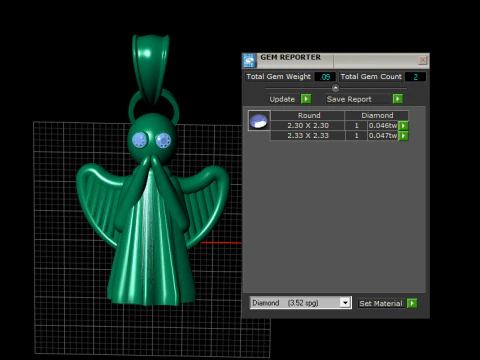 GIRL PENDANT 3D Print Model