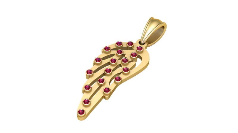 3D GOLD PENDANT 3D Принт Модель .c4d .max .obj .3ds .fbx .stl .blend 