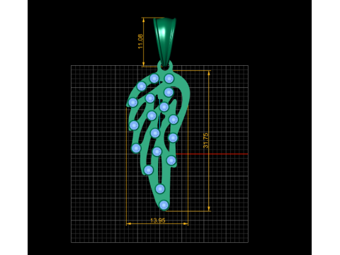 3D GOLD PENDANT 3D Принт Модель