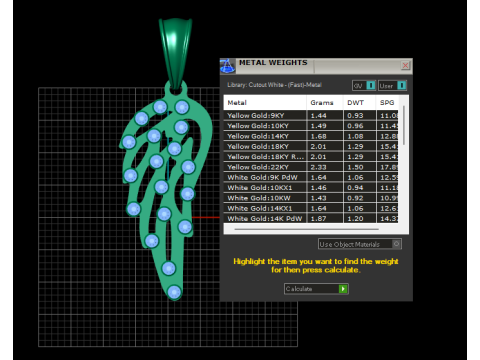 3D GOLD PENDANT 3D Принт Модель