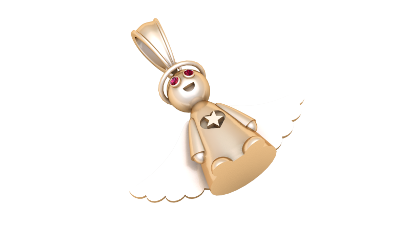 DOAL PENDANT 3D 프린트 모델 .c4d .max .obj .3ds .fbx .stl .blend 