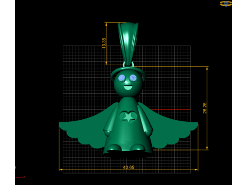 DOAL PENDANT 3D 프린트 모델