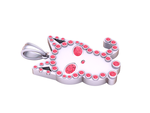 Cat pendant Model Cetak 3D
