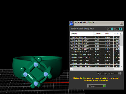 3D GOLD RING Modello di stampa 3D