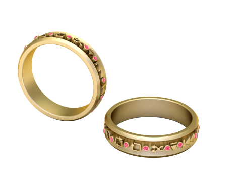 BRACELETS GOLD PENDANT 3D Druckmodell