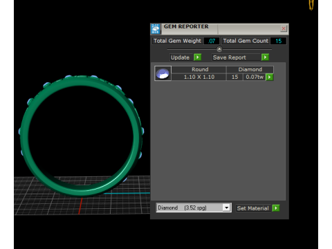 BRACELETS GOLD PENDANT 3D Print Model