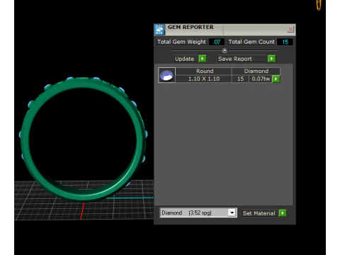 BRACELETS GOLD PENDANT 3D Print Model