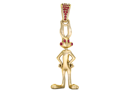 RABBIT PENDANT 3D Print Model