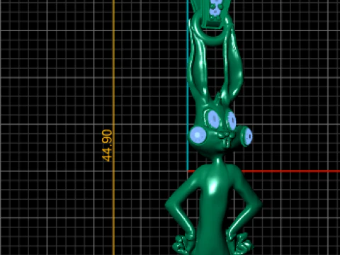 RABBIT PENDANT 3D Print Model