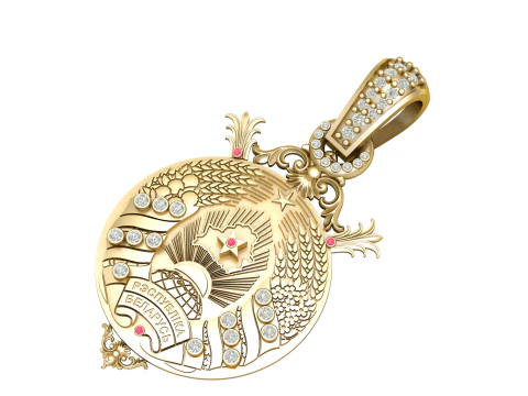 POLICE LOGO PENDANT 3D Print Model