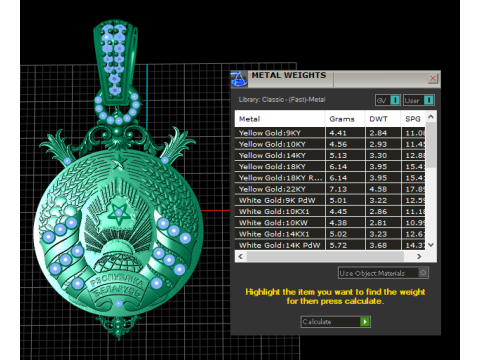 POLICE LOGO PENDANT 3D प्रिंट मॉडल