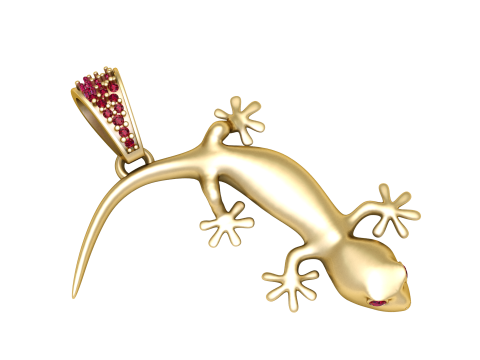 LIZARD PENDANT 3D 打印模型