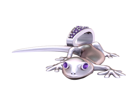 LIZARD PENDANT 3D Druckmodell
