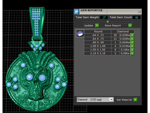 SKULL MEN PENDANT 3D 打印模型