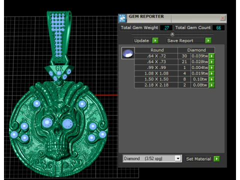 SKULL MEN PENDANT 3D Print Model