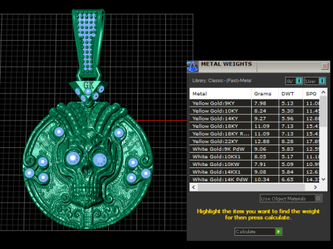 SKULL MEN PENDANT 3D 打印模型