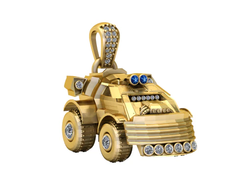 JEEB GOLD PENDANT 3D Print Model