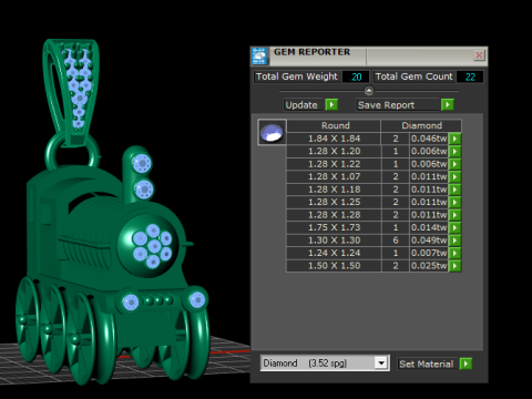 TRIAN PENDANT 3D Print Model
