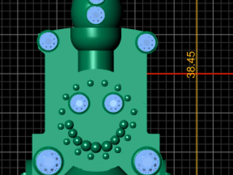 Trian Gold Pendant 3D Print Model