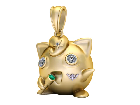3D GOLD PENDANT 3D Print Model