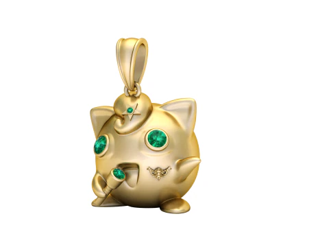3D GOLD PENDANT 3D Print Model