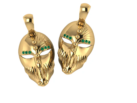 КУЛОН &laquo;МАСКА ЧЕРЕПА&raquo; ДЛЯ ЛИЦА 3D Принт Модель