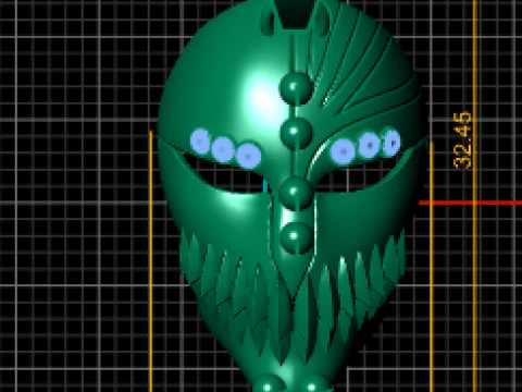 SKULL MASK FACES PENDANT 3D Print Model