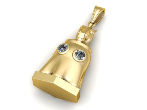 HOURS GOLD PENDANT 3D Print Model