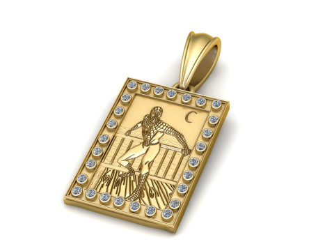 SQUAR SPIDER MAN PENDANT 3D Baskı Modeli