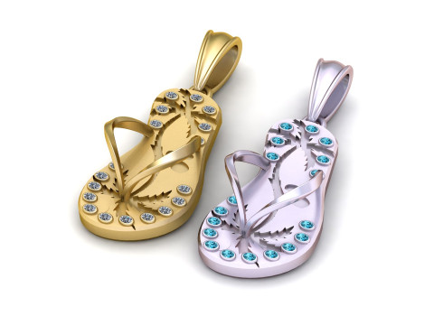 CHAPAL PENDANT 3D Print Model