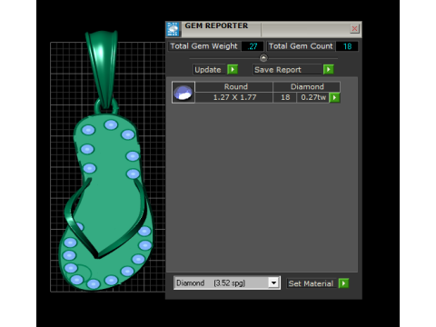 CHAPAL PENDANT 3D Print Model