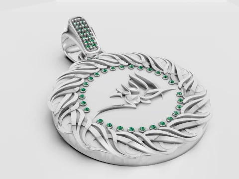 3D GOLD PENDANT 3D Print Model