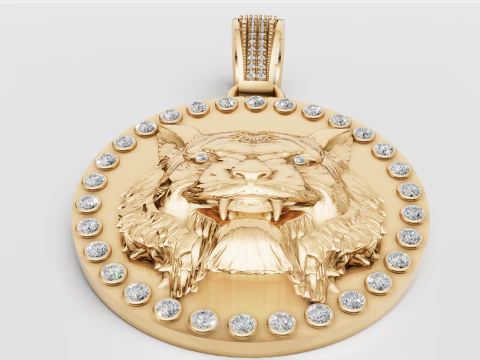 3DGOLDAIMALSPENDENTE Modelo de Impressão 3D