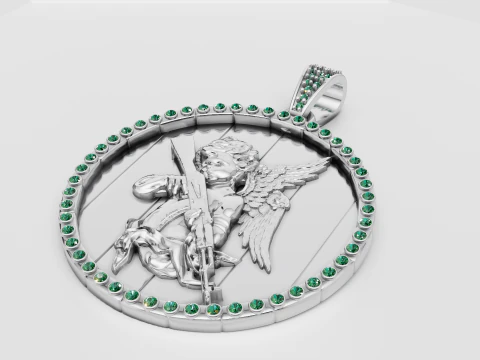 3D GOLD PENDANT 3D Print Model