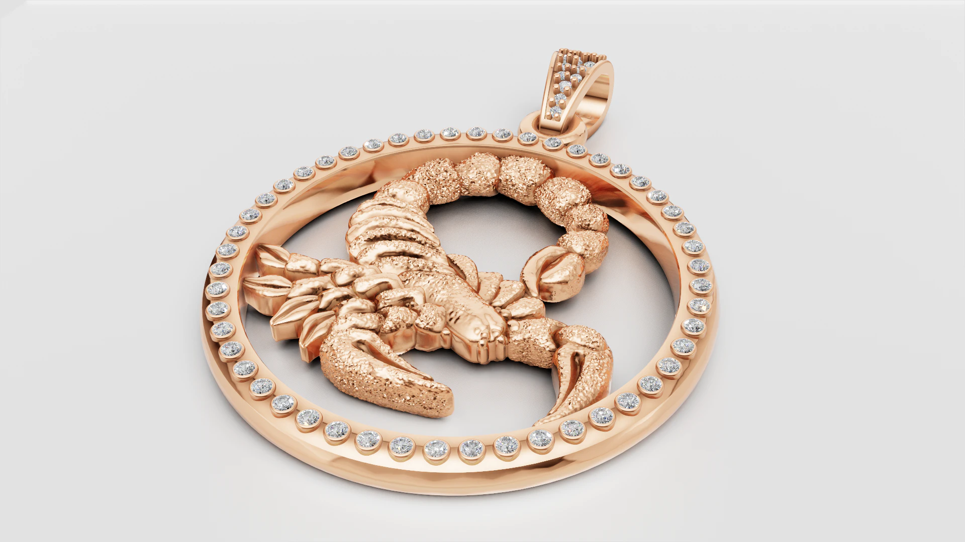 3D Gold Insert Pendant 3D Print Model .c4d .max .obj .3ds .fbx .stl .blend 