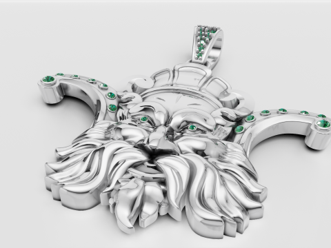 3D ЗОЛОТІ грані КУЛОН 3D Принт Модель