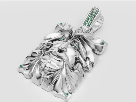 SQUAR FACES PENDANT 3D Print Model
