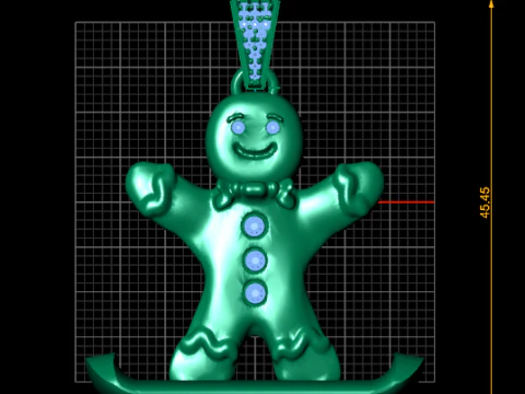 3D GOLD PENDANT 3D Print Model