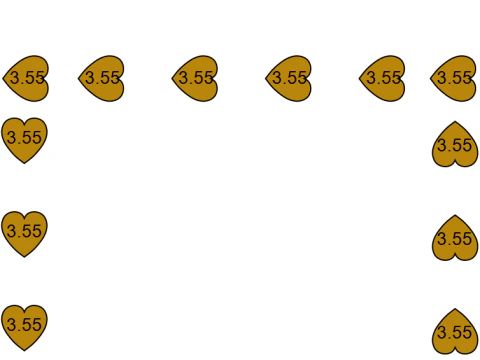 PINGENTE QUADRADO OURO 3D Modelo de Impressão 3D