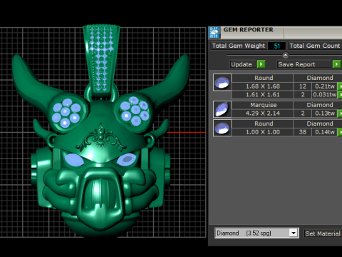 ANIMALS FACES PENDANT Model Cetak 3D
